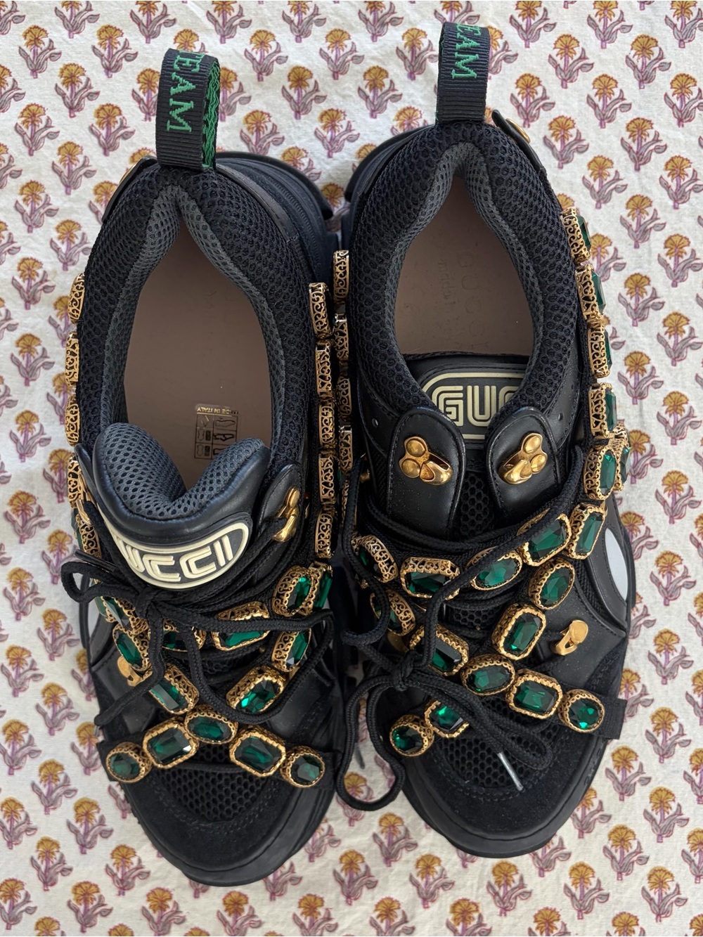 new GUCCI Embellished Chunky Sneakers – Brand New – Size 8 / EU 42